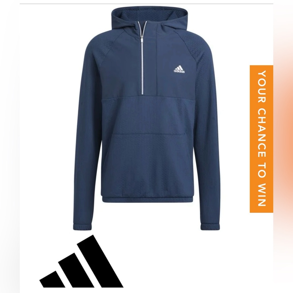 Men’s Adidas Navy golf quarter zip